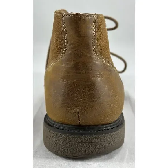 Bass Shoes Mens 10M Brown Radley Suede Chukka Desert Boots USA Versatile Manly - Picture 3 of 13